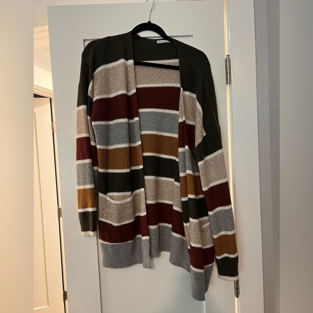 Stitch Fix - Striped Open Front Cardigan